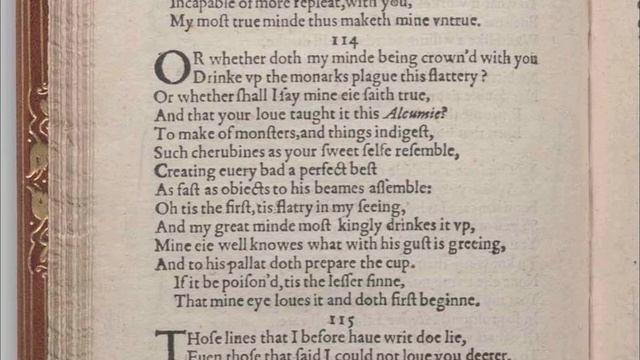 Shakespeare's Sonnet #114 "Or whether doth my mind, being crowned with you" смотреть онлайн