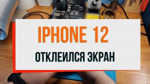 iPhone 12 отклеился экран