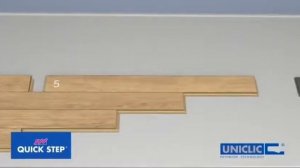 Замковая система Uniclic у ламината Quick Step