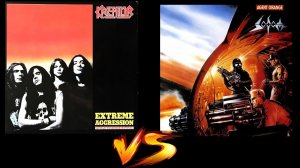 Сравнение альбомов Kreator - Extreme Aggression Vs Sodom - Agent Orange!