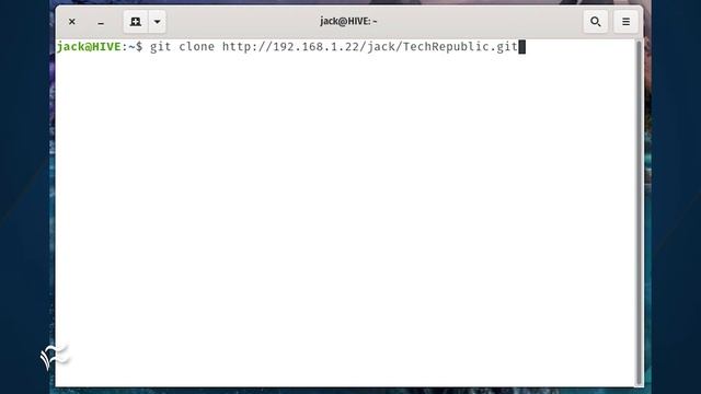 How to connect to your self-hosted Gitea git repository from the command line