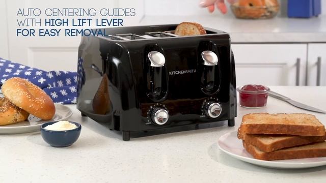 KitchenSmith 4 Slice Toaster смотреть онлайн