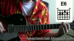 Radiohead Fake Plastic Trees Guitar Chords Lesson & Tab Tutorial
