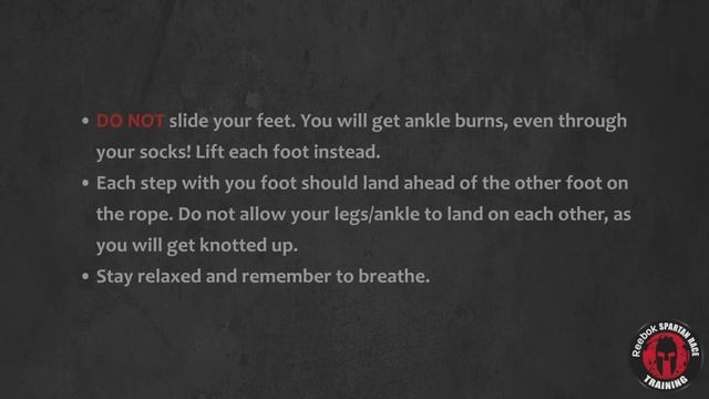 Spartan Race Training Skill - Traversing a rope crossing using the monkey crawl смотреть онлайн