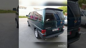 Volkswagen Multivan T4 рестайлинг 1996г.в. . Зелёный Мультивен т4 мкпп 2.5 бензин ACU