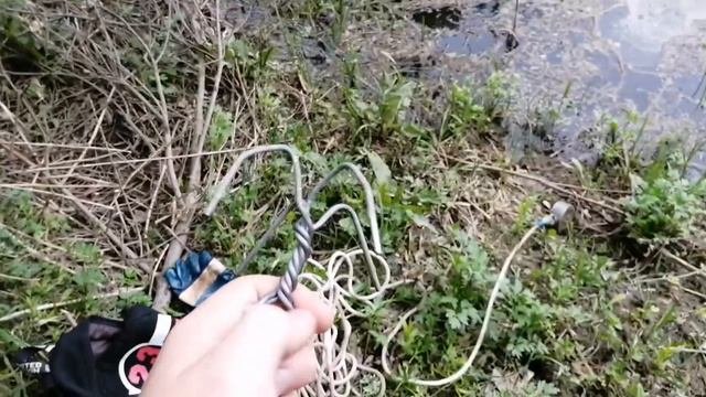 Как достать поисковый магнит из воды!
