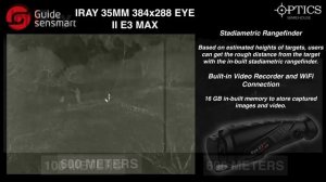 Guide TrackIR 35mm And InfiRay IRay 35mm Eye II E3 Max Thermal Monoculars (Daytime Footage)