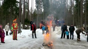 СЖИГАНИЕ ЧУЧЕЛА на МАСЛЕНИЦЕ в ИЛЬИЧЕВО