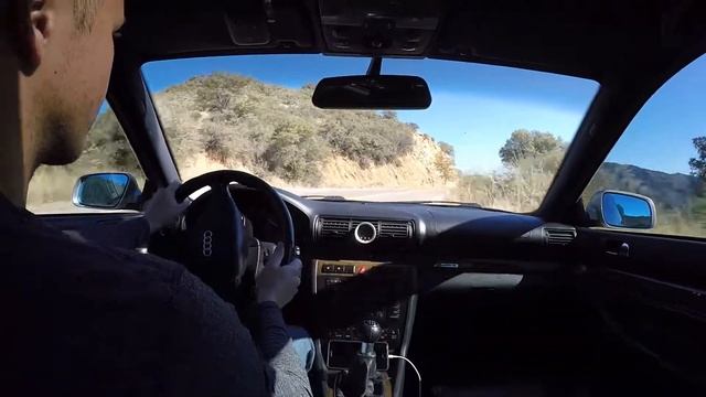 Testing Stage 3 B5 S4 Chassis Mods Through Some Canyon Roads. смотреть онлайн
