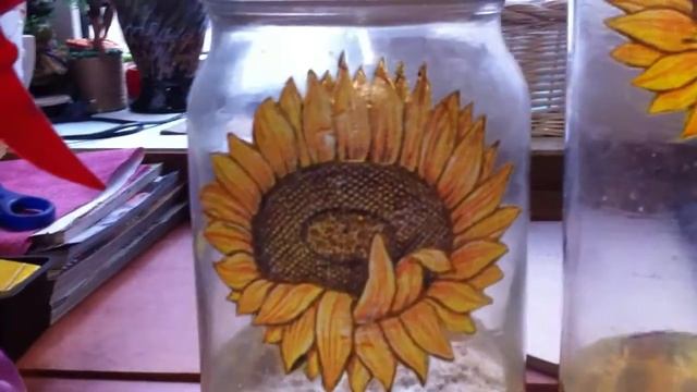 Декупаж баночек смотреть онлайн