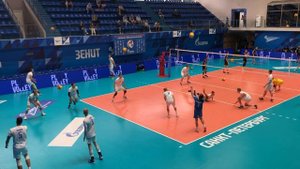 Разминка сборной России по волейболу U19.