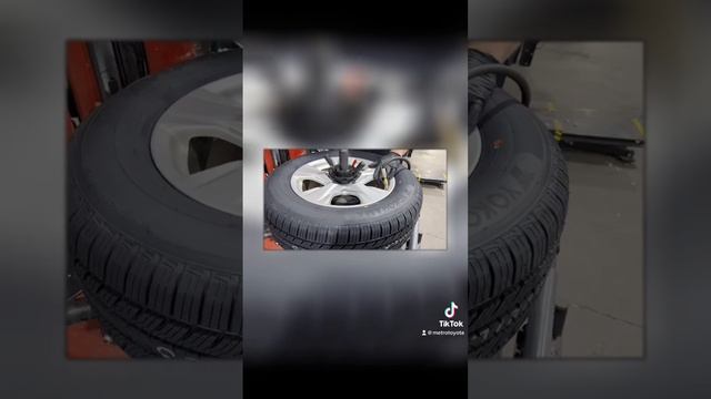 Toyota Service Center hard at work. Replacing tires. #toyota #toyotaservice #tires #tireshop