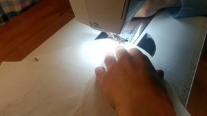 Стабилизирующая строчка (пример шитья)