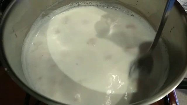 Молочный суп с галушками ( клёцками) Вкусно как у бабушки :)