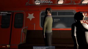 Новогодний ЕЖ3 2023 поездка от Авиамоторной до Площадь Ильича Калинская линия Метрострой Гаррис мод