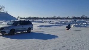 ICE DRIFT 2015 2 этап (на снегокате)