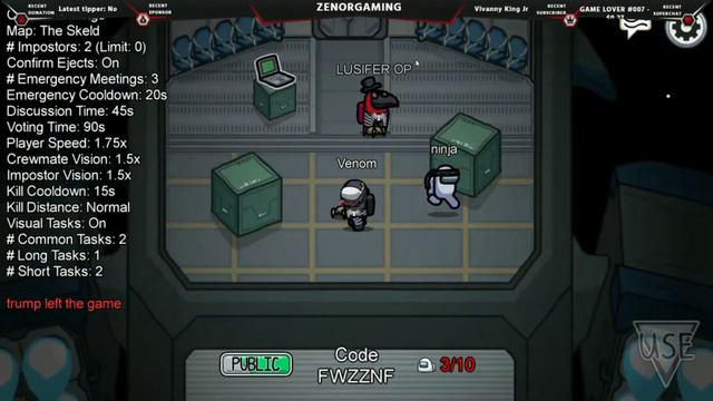 Venom Trolling Among Us Streamers Live | Voice chat Trolling in Among us смотреть онлайн