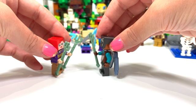 ALL LEGO Minecraft Weapons, Tools Review Collection смотреть онлайн