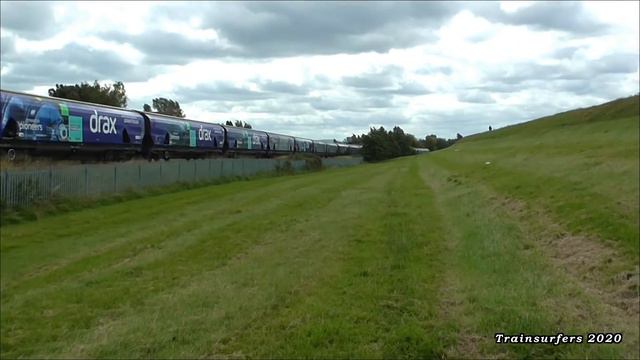 GBRf Class 66 No. 66758 on 6E09 Liverpool Biomass Tml - Drax Aes on 29.07.20 - HD смотреть онлайн