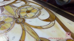 DAY 4. Пайка витража, монтаж витража. Витраж-перегородка м/у ванной и коридором