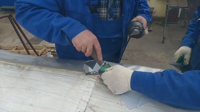 Ремонт тента самого большого полуприцепа в Беларуси смотреть онлайн