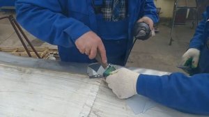 Ремонт тента самого большого полуприцепа в Беларуси