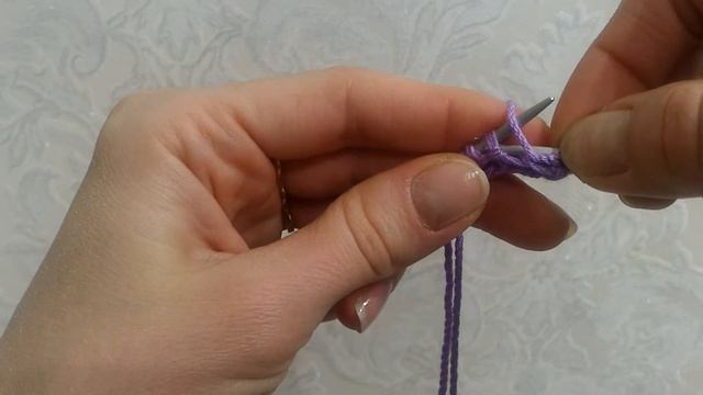 Вязание для начинающих.Как вязать изнаночные петли на спицах