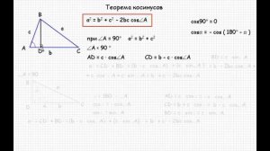 Теорема синусов. Теорема косинусов. Геометрия 9 класс. Видеоурок #12