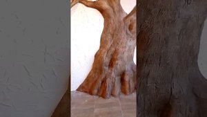 ,Барельеф дерева(дуб) в квартире