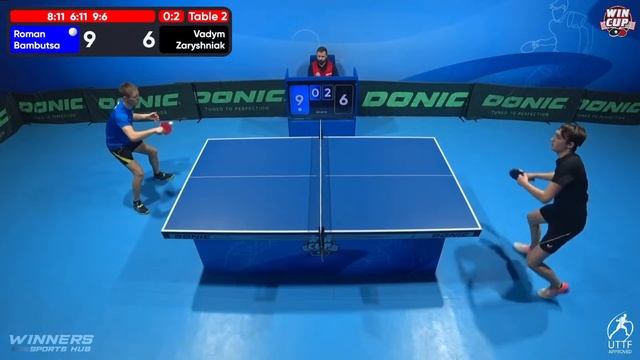 16:45 Roman Bambutsa - Vadym Zaryshniak West 4 WIN CUP 19.11.2023 | TABLE TENNIS WINCUP смотреть онлайн
