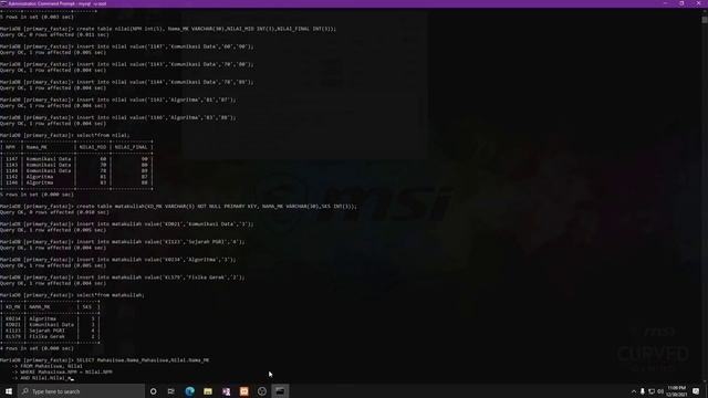 Membuat Database Relasi Antar Tabel CMD Mysql & PHP My Admin - Primary Key - Foreign Key смотреть онлайн