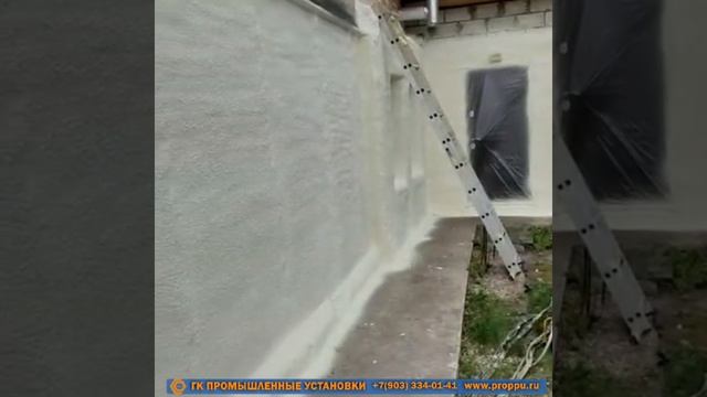 Наружная теплоизоляция пенополиуретаном частного дома в Самарской области.