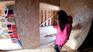 КАРКАСНЫЙ ДОМ СВОИМИ РУКАМИ / Обустройство пола и потолков в каркасном доме / Подготовка к утеплени