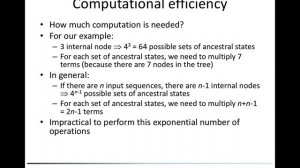 12. Maximum likelihood for phylogenetic tree reconstruction