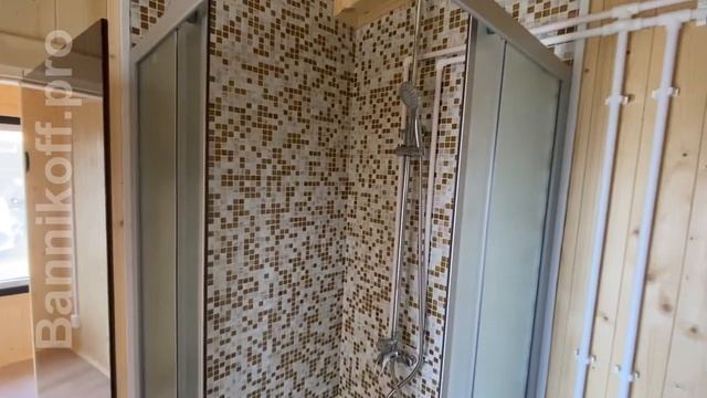 Обзор небольшой бани 2,4х7м с террасой смотреть онлайн