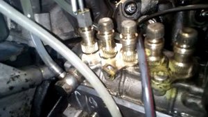 OM662NA установка ТНВД по "капле"