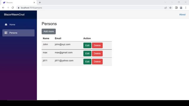 Blazor WebAssembly CRUD, filter & pagination with .dot net 7 web api