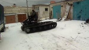 Самодельный мини-ратрак