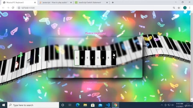 Implementing Keyboard Events in JavaScript | HTML + CSS + JS Complete Course