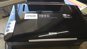 Epson TX106 пробег один комплект оригинальных картриджей.