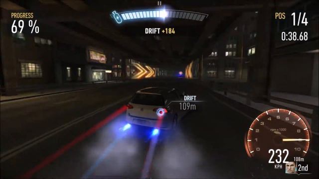 VW Golf GTI wins all (Need for Speed No limits) mobile gameplay смотреть онлайн