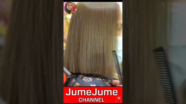 Beautiful straight Bob haircut