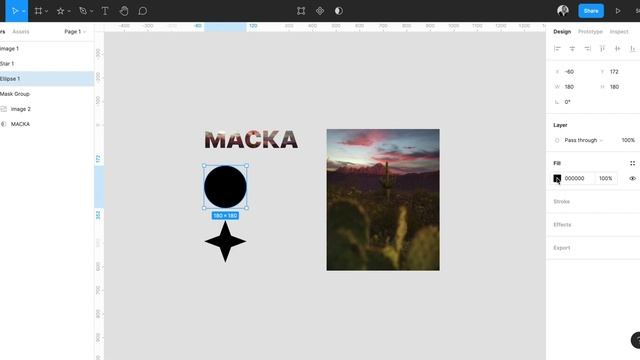 Как работать с маской в FIGMA. Изучаем инструменты фигмы. смотреть онлайн
