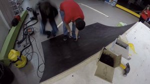 Мини рампа | квотер | Mini ramp | quarter pipe | time lapse building