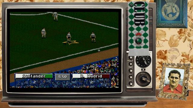 [SEGA Mega Drive] FIFA Soccer 96 (1995) Liga completa Racing Santander #14 VS Real Madrid смотреть онлайн
