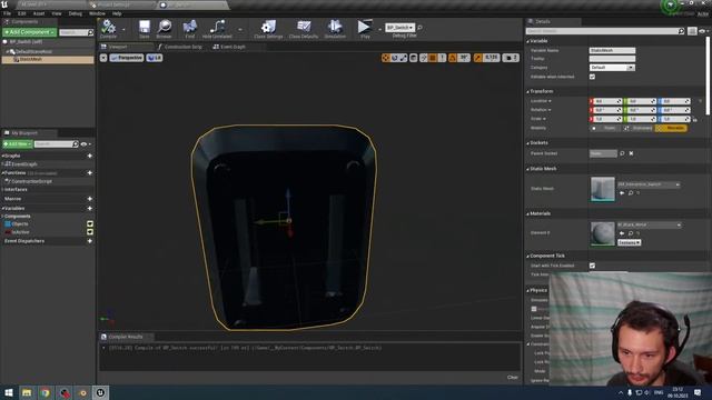 Создаём игру на UE4, DevLog Стрим №5 - Интерактивные предметы