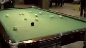 Как забить все шары с одного удара Рекорд книги Гинеса 1999г  Русский бильярд mpeg4