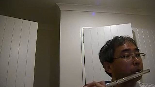 J S Bach Cello Suite No 1 in G major BWV 1007 3rd movement - Flute by Won Shik Paik смотреть онлайн