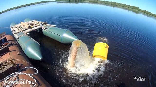 Откачка гравия насосом - попытка 1 смотреть онлайн