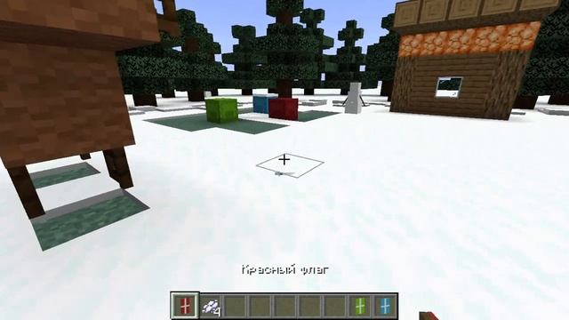 Новогодние декорации в MINECRAFT